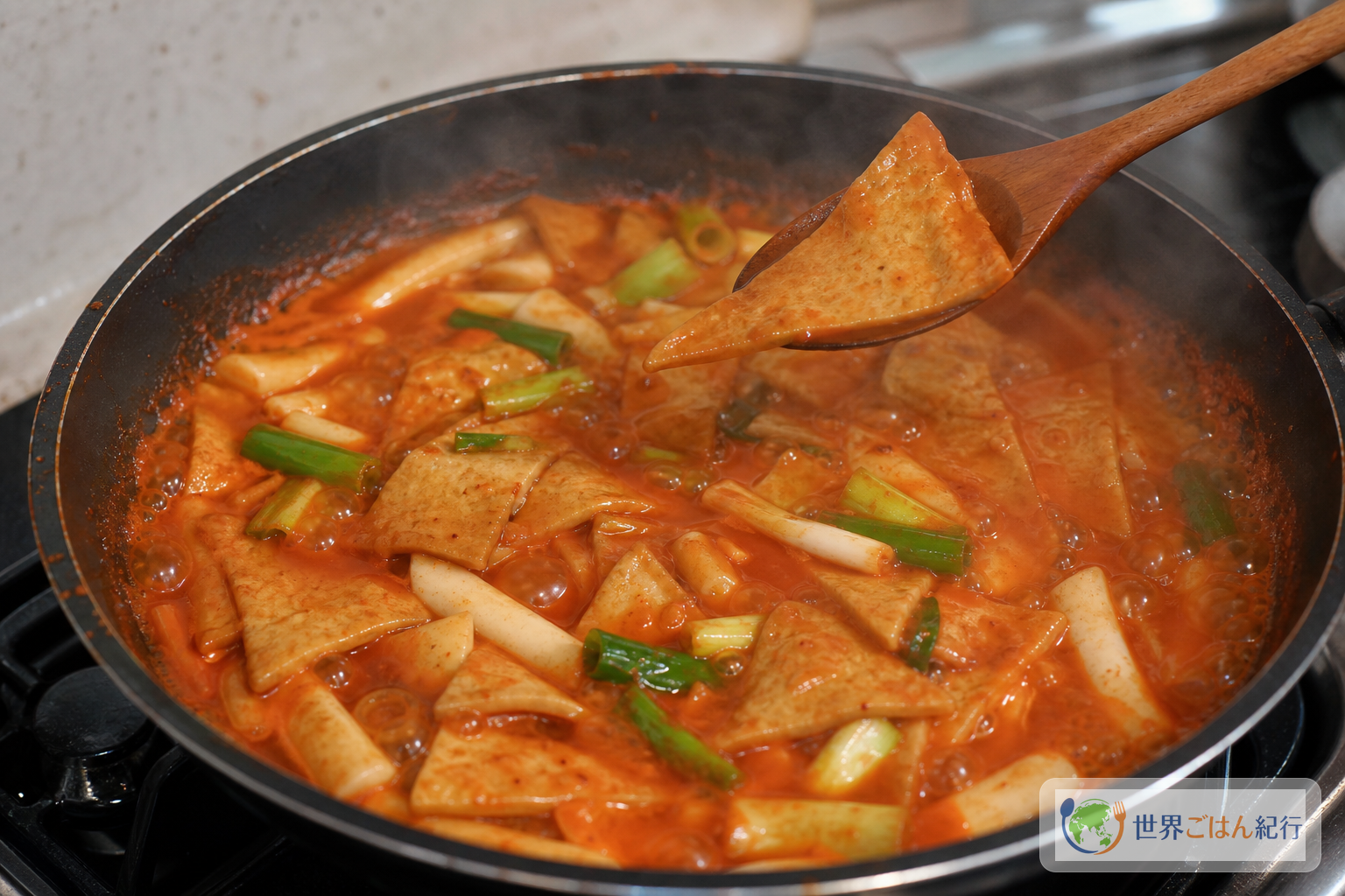 手順5: 韓国おでんと野菜を加える