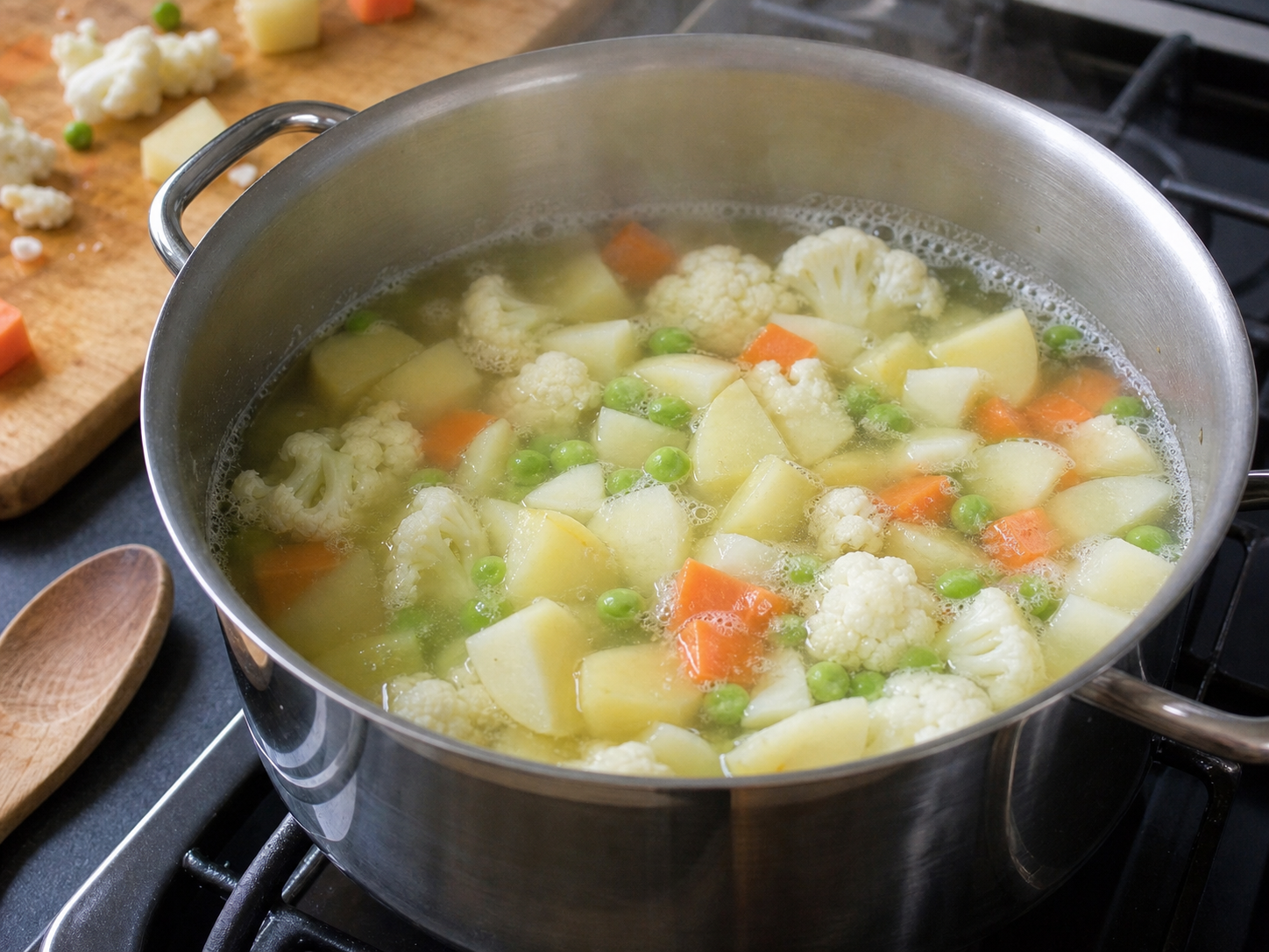 手順1: 野菜を下ゆでする