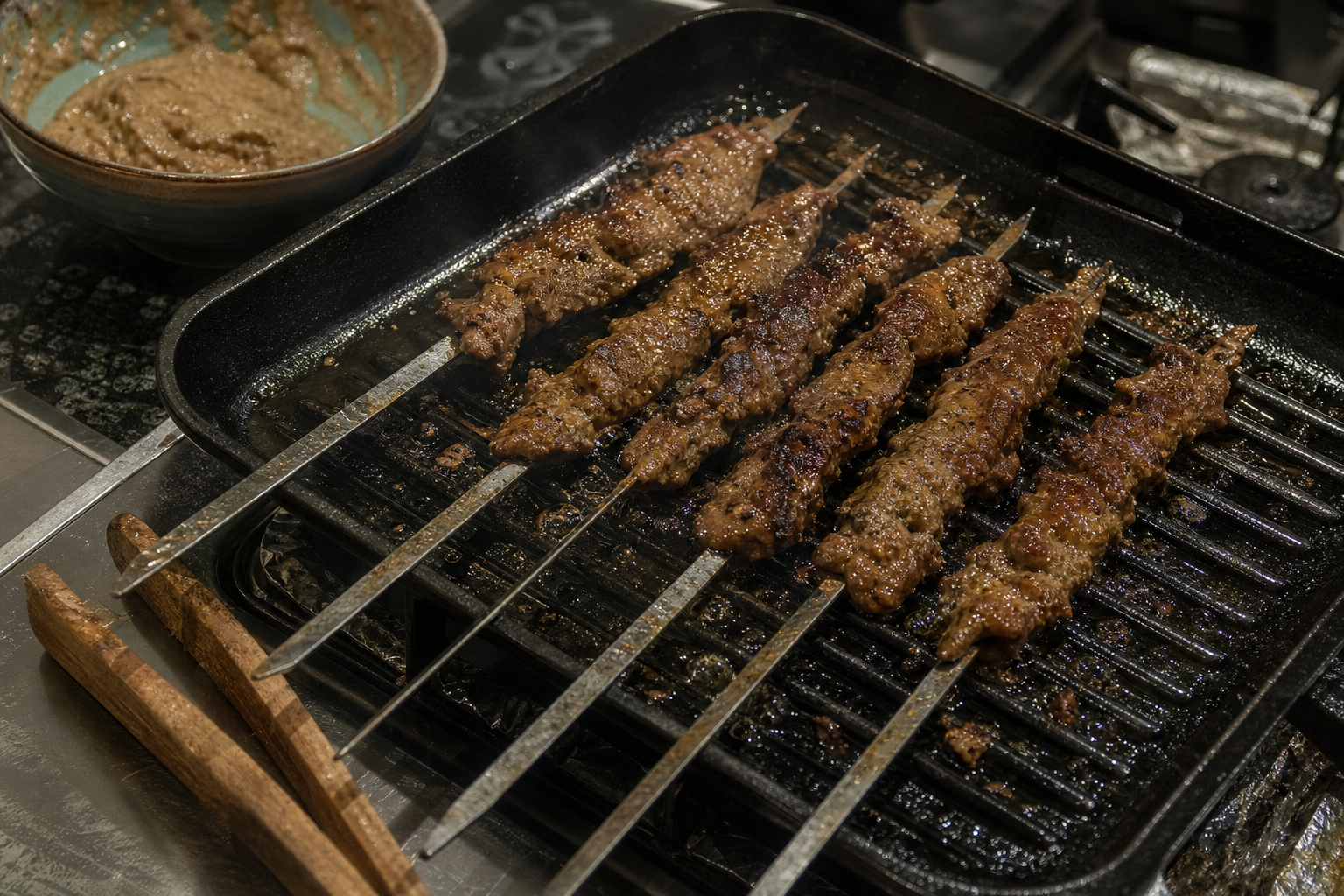 手順6: 強めの火で焼く