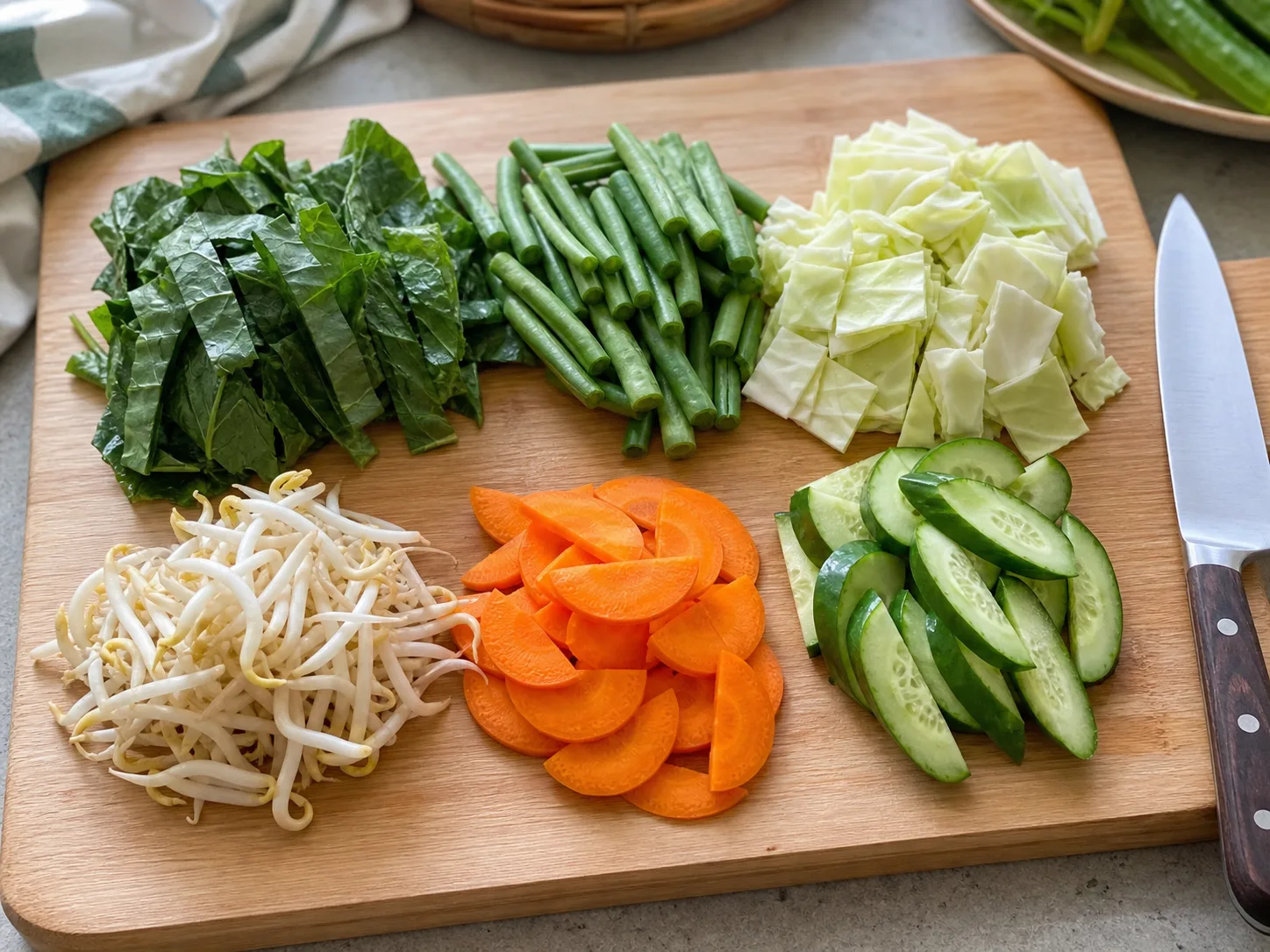 手順1: 野菜を切り分ける