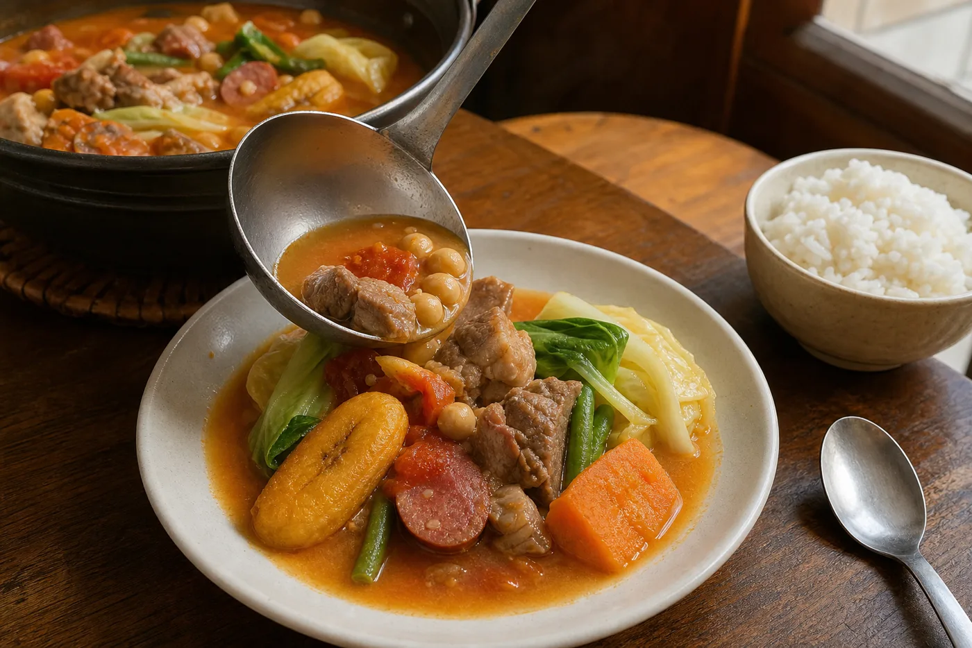 手順8: 皿に盛ってご飯へつなぐ
