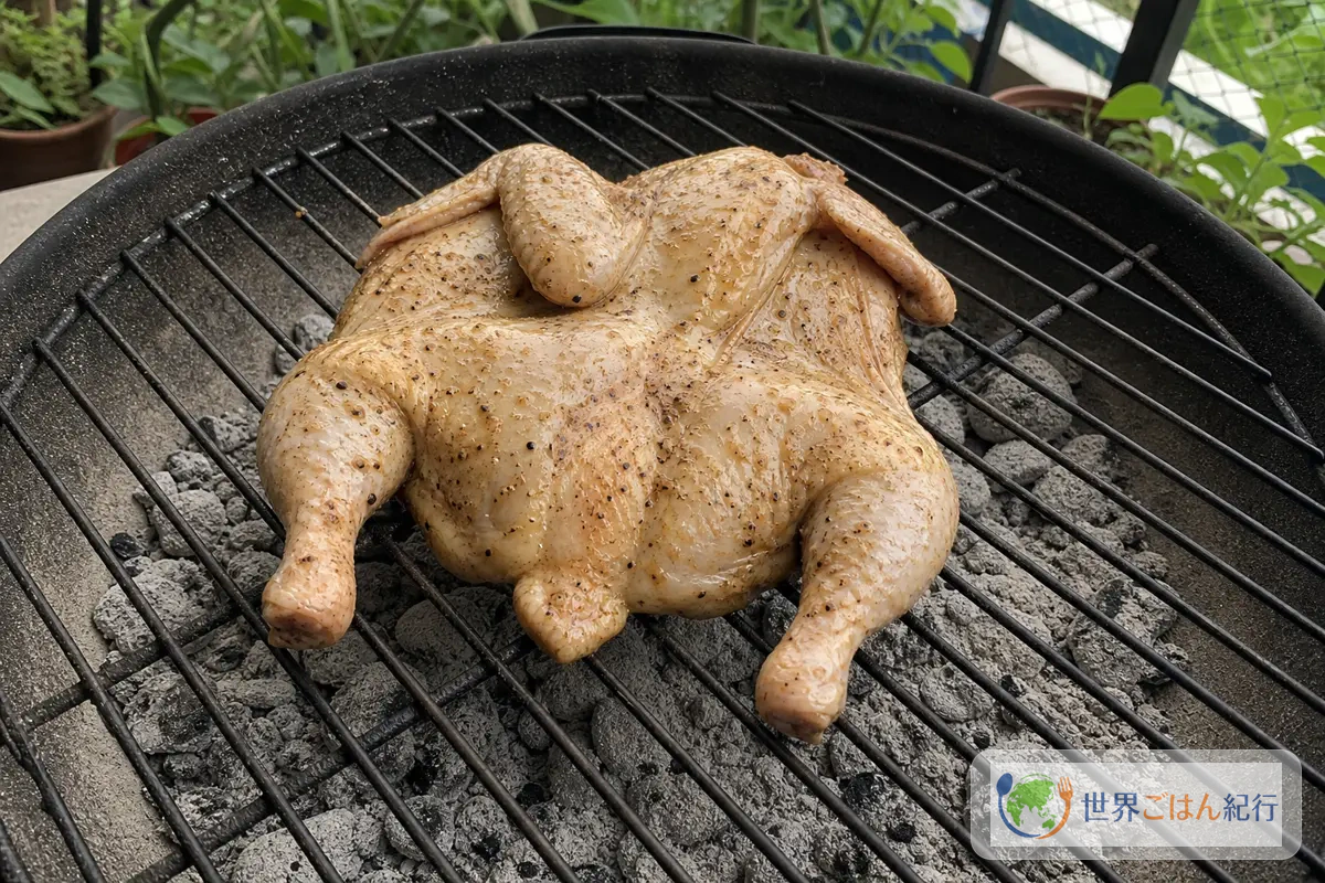 手順3: 中火で焼き始める